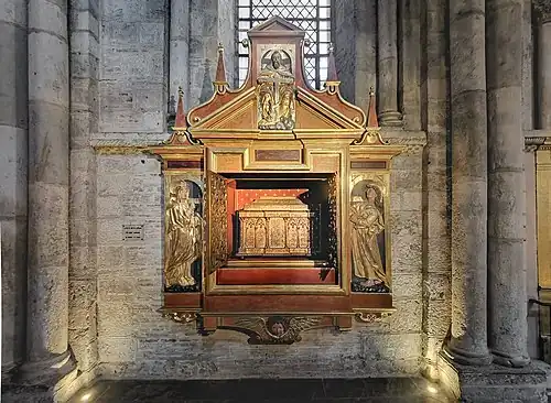 Châsse de sainte Victoire et saint Aciscle, basilique Saint-Sernin, Toulouse.