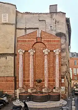 La fontaine des Puits-Clos, par Bernard Calley.