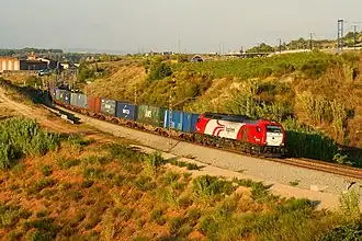 Euro 4000 no&nbsp;335.028 Logitren à Sant Sadurní d'Anoia (Espagne).