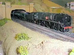 Hornby 00-gauge locomotive.