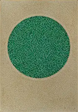 Jiří Kolář, Musical Circle (1965), embossed chiasmage