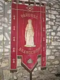 Chapelle Sainte-Anne de Brandérion : bannière de procession de sainte Anne.