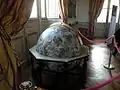 Globe dans la salle des mappemondes.
