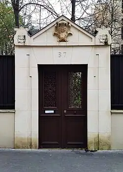 État de la porte en 2023.