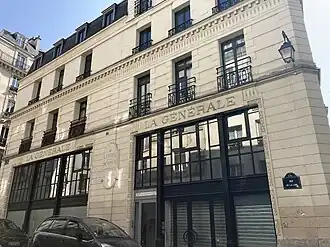 La Générale, ancienne entreprise, au n°37.