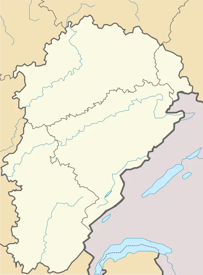 (Voir situation sur carte : Franche-Comté)