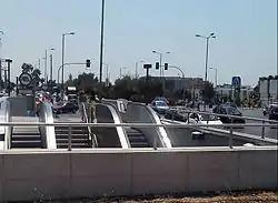 L'un des deux accès.