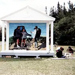 Intégration dans l'œuvre La rencontre de Gustave Courbet.