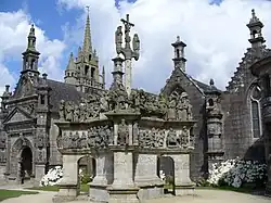 Le calvaire de l'enclos paroissial de Guimiliau.