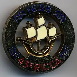 Insigne du 43e&nbsp;régiment d'infanterie CCA (1984-1991)