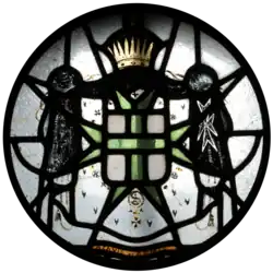 Vitrail de l'Ordre des chevaliers de Saint-Lazare