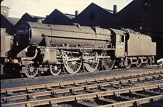 La 45134 à Lostock (1967).