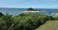 L'Île Stérec vue depuis la Pointe de Barnénez.