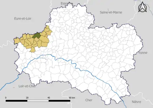 Sougy dans la communauté de communes de la Beauce loirétaine en 2020.