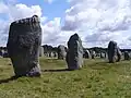 Grands menhirs de l'extrémité nord-ouest.