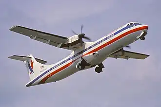 Un ATR 72 d'American Eagle, similaire à celui impliqué dans l'accident.
