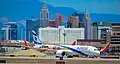 Boeing 787-900 Dreamliner à Las Vegas le 14 juin  2019 lors du vol inaugural.