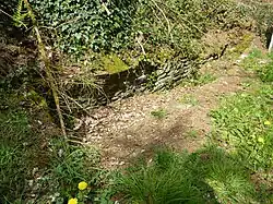 Vestiges de l'aqueduc gallo-romain desservant Vorgium (Carhaix) au Dourbont.