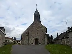 Façade de l'église Saint-Gilles-et-Saint-Leu.