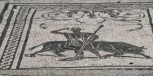 Statio 52 : chasseur et taureau