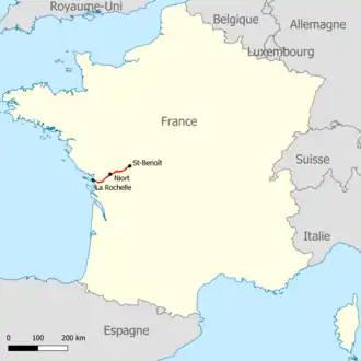 Voir la carte de la ligne.