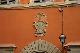 Les armoiries des Serristori.