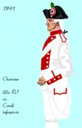 55e régiment d’infanterie de ligne de 1791 à 1792