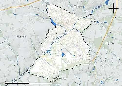 Réseau hydrographique de la commune