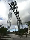Le pont transbordeur à Échillais.