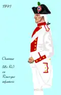 58e régiment d’infanterie de ligne de 1791 à 1797