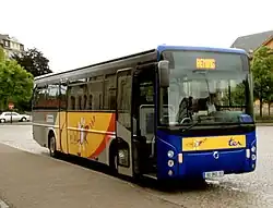 Autocar en livrée Métrolor « version 2002 ».