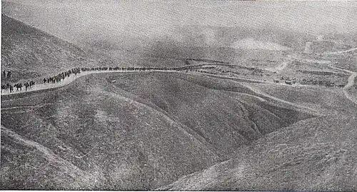 Marche de la 60e division britannique.