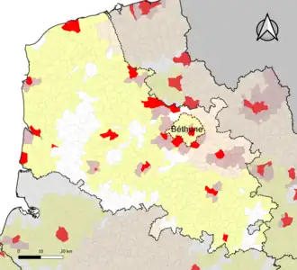 Aire d'attraction de Béthune