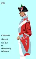 65e régiment d’infanterie de ligne de 1791 à 1792