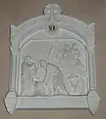 VI - Sainte Véronique essuie le visage de Jésus.