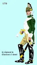 6e régiment de chasseurs à cheval de 1779 à 1786