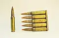 Balles traçantes 7,62 x 51 mm OTAN.