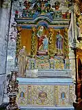 Ploaré : église Saint-Herlé, retable de sainte Anne.