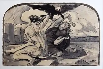 Sans titre (vers 1916), dessin, musée des Beaux-Arts de Lyon.