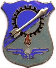 Insigne militaire de la 730e compagnie de munitions en usage de 1951 à 1978 (garnison de Kenzingen)