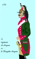 7e&nbsp;régiment de dragons après 1791