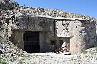 L'entrée de l'ouvrage du Janus.