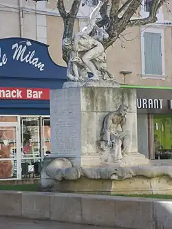 Lutteurs, 1893, marbre, Bollène.