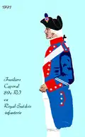 89e régiment d’infanterie de ligne de 1791 à 1792