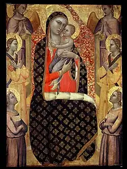 Vierge à l’Enfant avec Anges, 1360/70, Petit Palais Avignon.