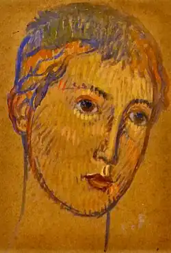 Charles Filiger : Tête de jeune garçon (1890, musée des beaux-arts de Brest)