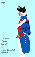 chasseur du 94e régiment d’infanterie de ligne de 1791 à 1794