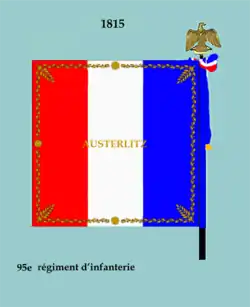 Drapeau en 1815 (revers)