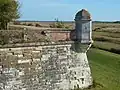Échauguette dans un angle de bastion, Brouage (XVIIe siècle).