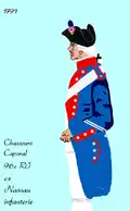 96e régiment d’infanterie de ligne de 1791 à 1792